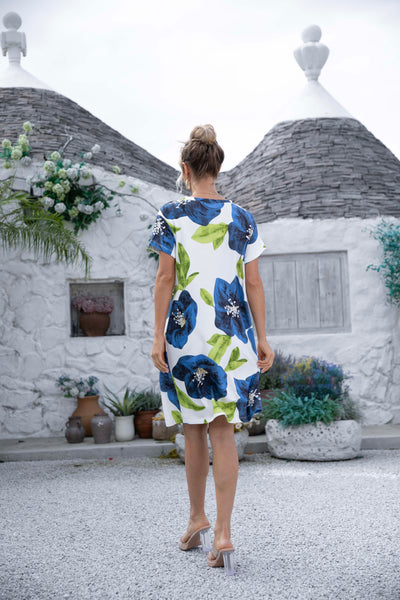 French Terry Floral Dress