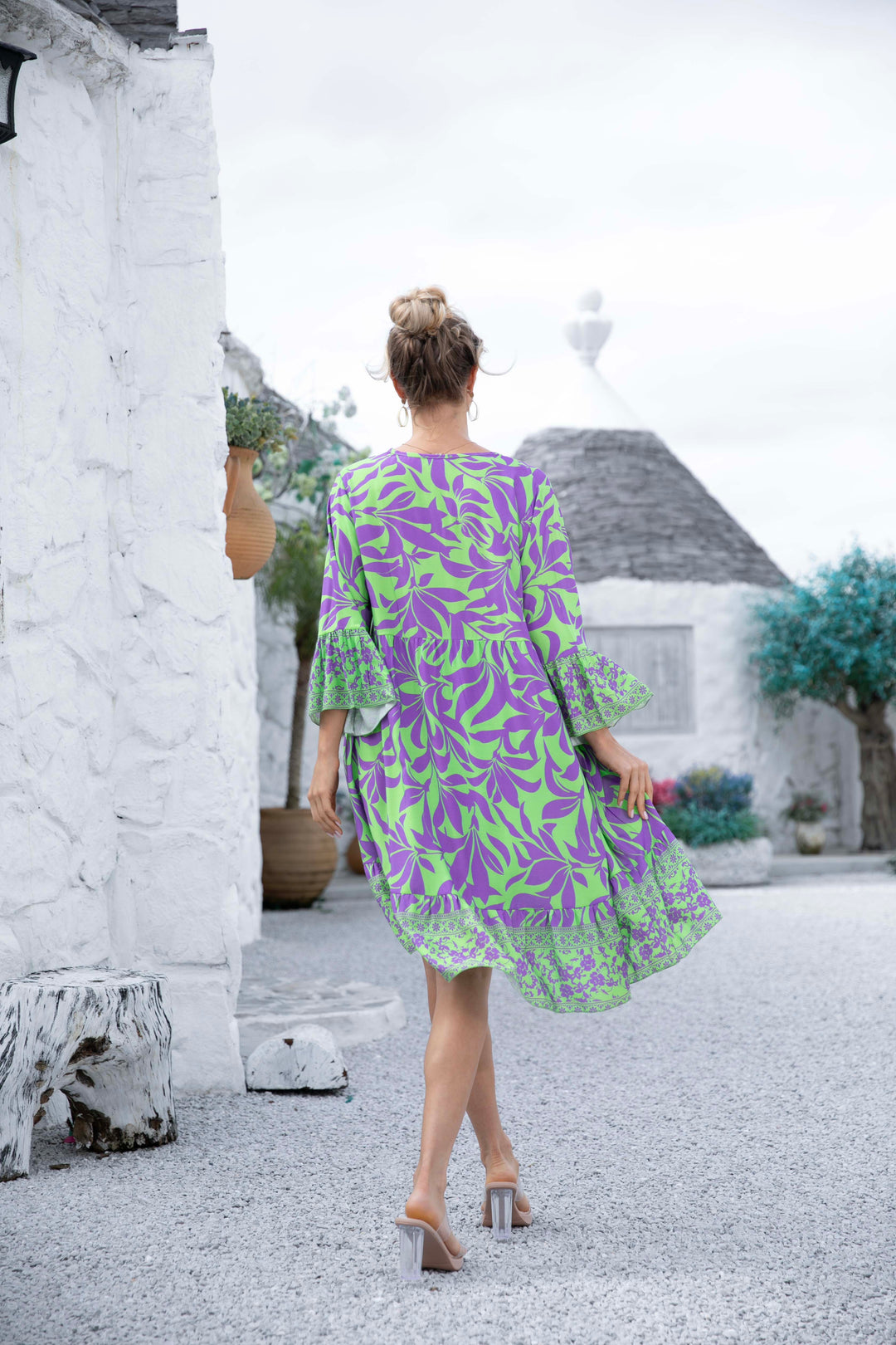 Fionna's Floral Print Dress