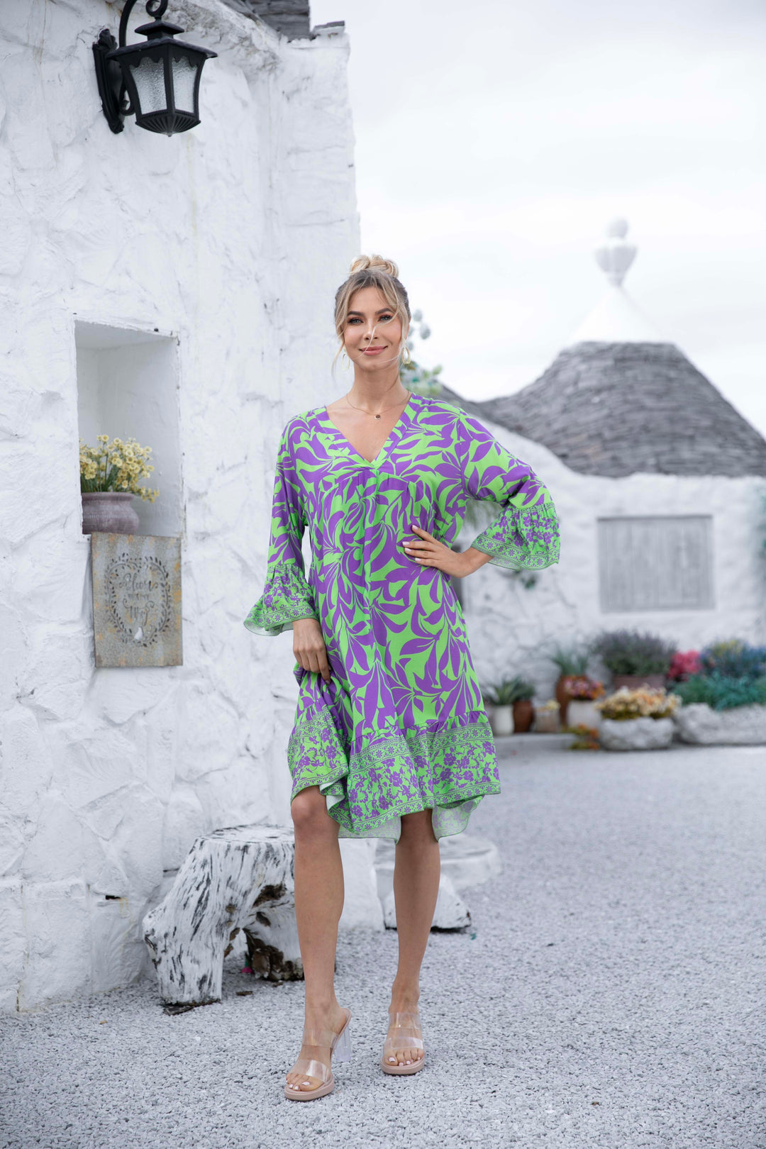 Fionna's Floral Print Dress