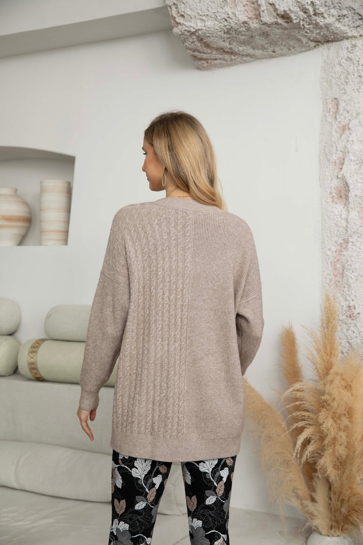 Sade Elegance V-Neck Sweater