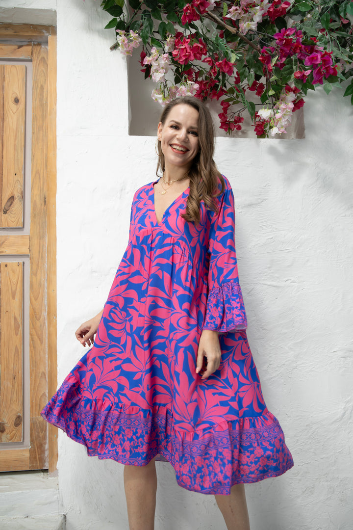 Fionna's Floral Print Dress