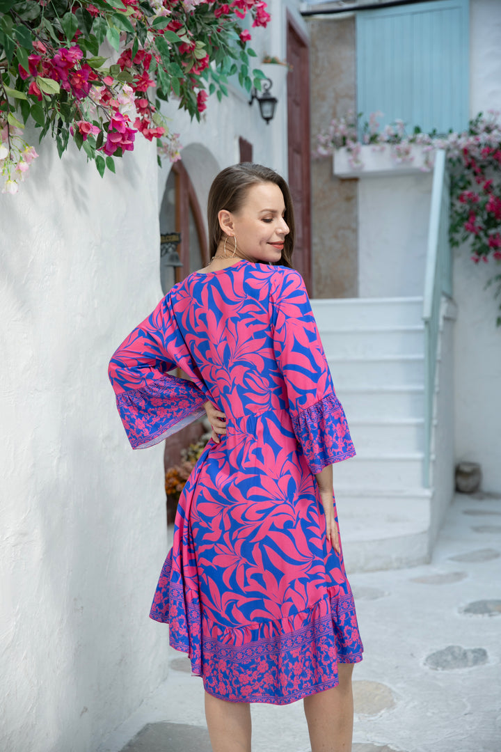 Fionna's Floral Print Dress