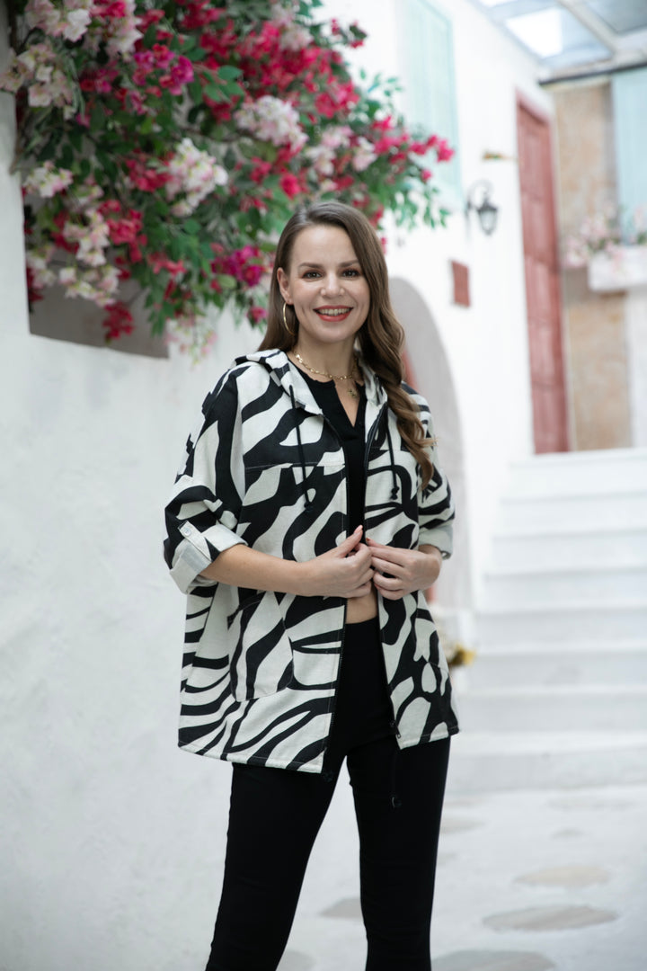 Isabella's Printed Hoodie