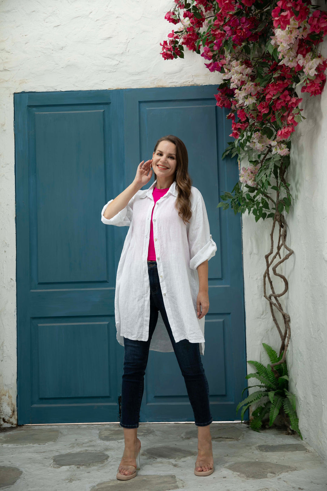 Linen Button Down Tunic
