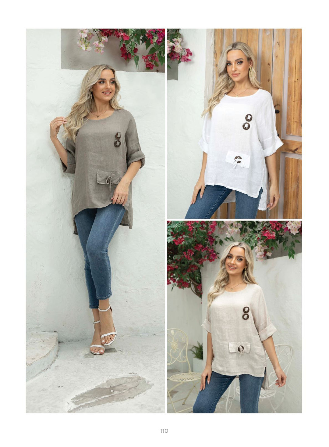 Nikki's Bohemian Linen Top