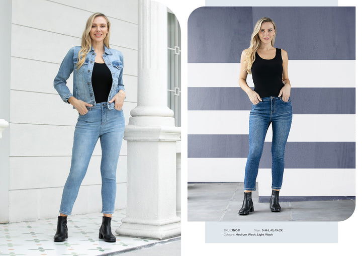 Skinny Leg Bamboo Denim (no distressing)