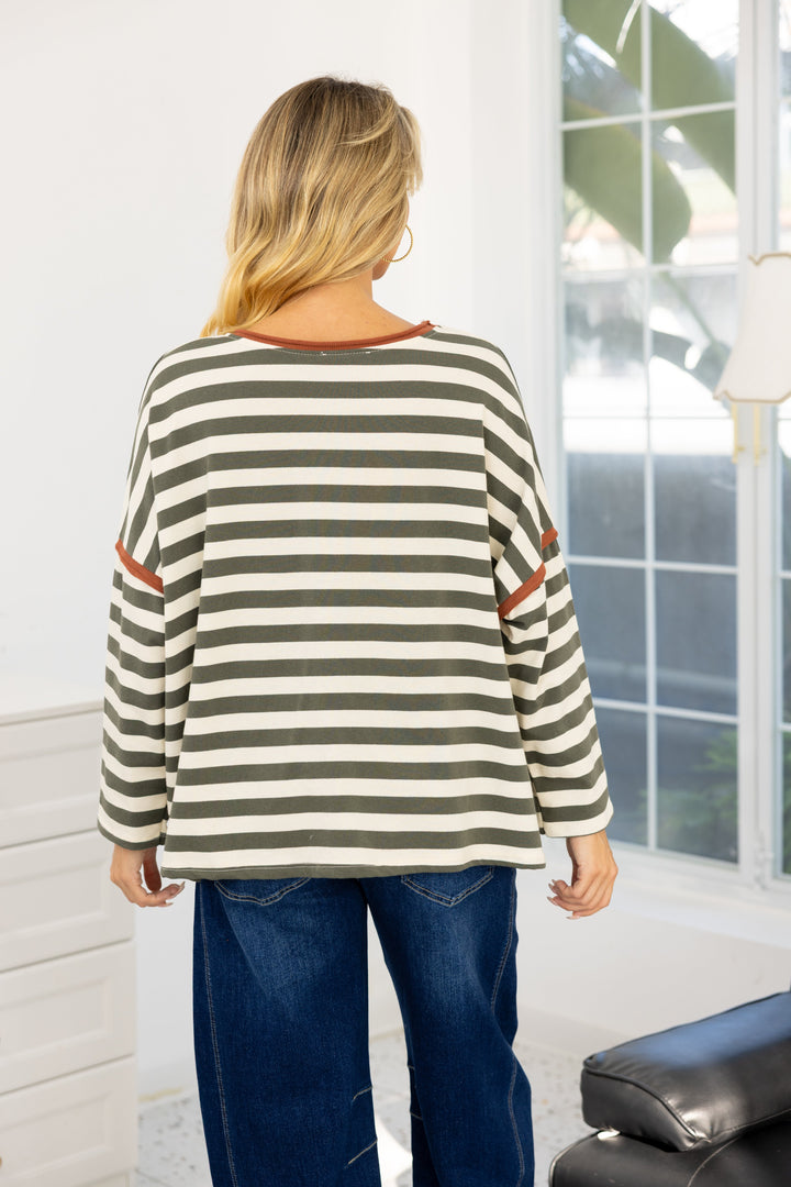 Linear Lane Pullover