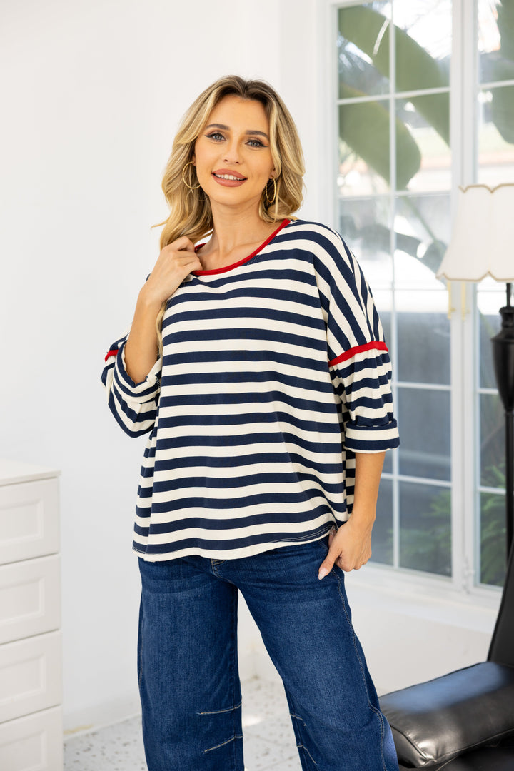 Linear Lane Pullover