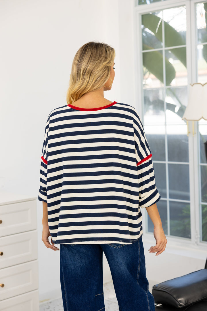 Linear Lane Pullover