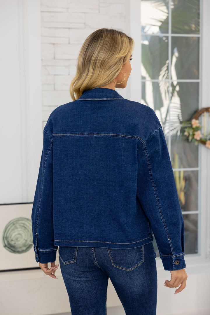 Aurelia’s Structured Denim Jacket