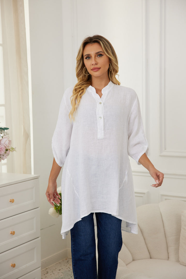 Easy Breezy Linen Tunic