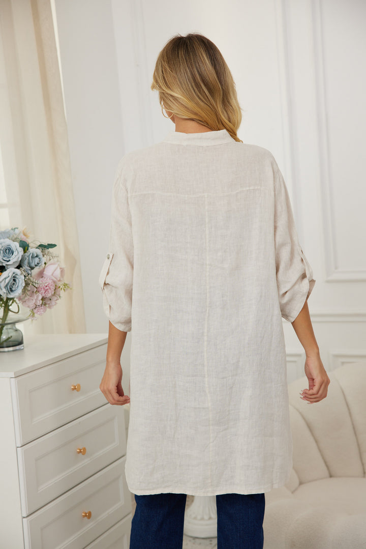 Easy Breezy Linen Tunic