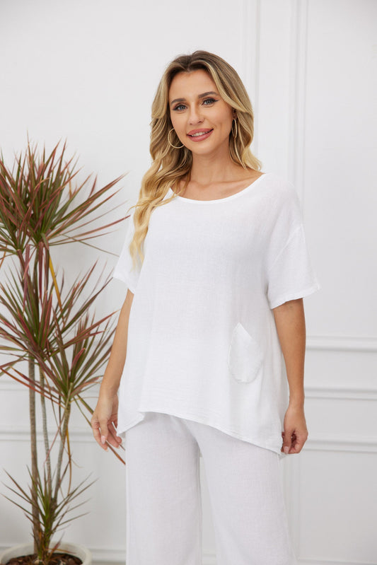Hazel’s Breezy Blend Top