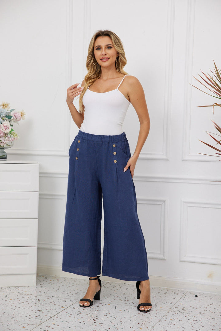 Island Breeze Buttoned Pants