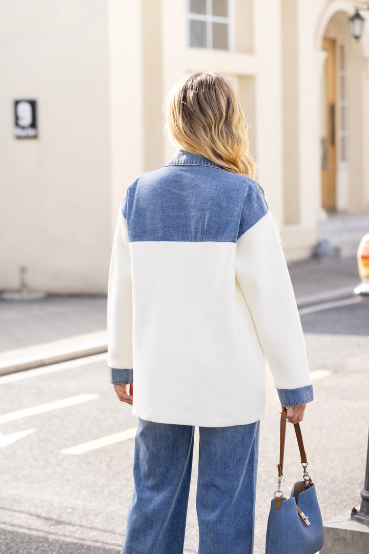 Mixed-Media Shacket