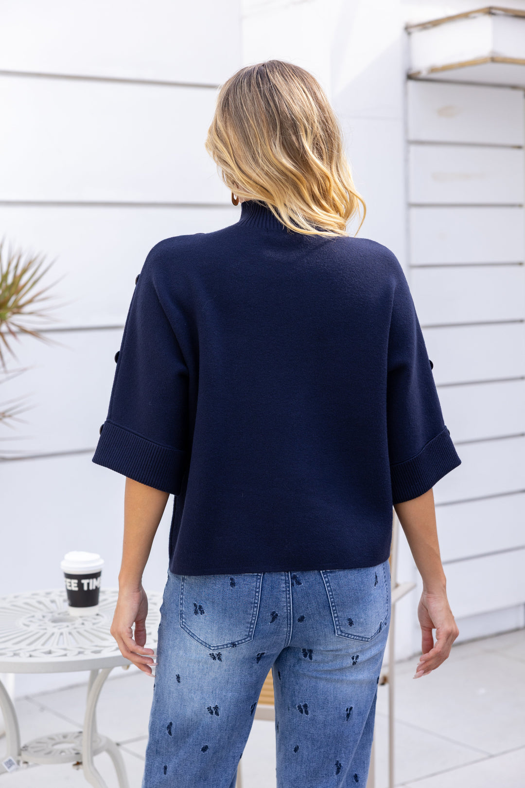Highland Button-Detail Knit