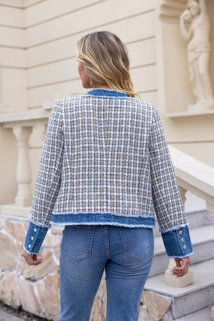 Tweed &amp; Denim Jacket
