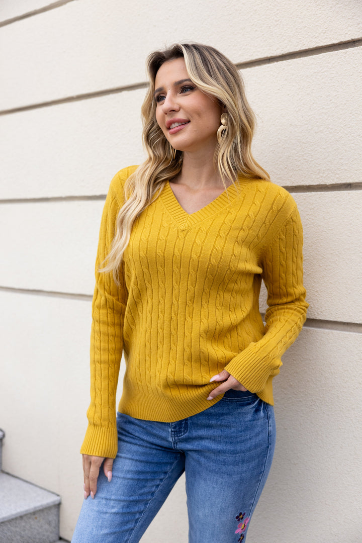 Bordeaux Braided Knit