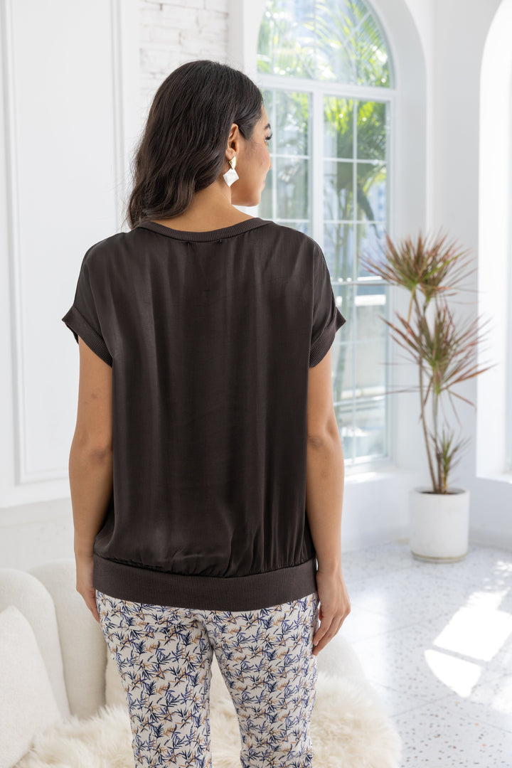 Luminous Satin Top