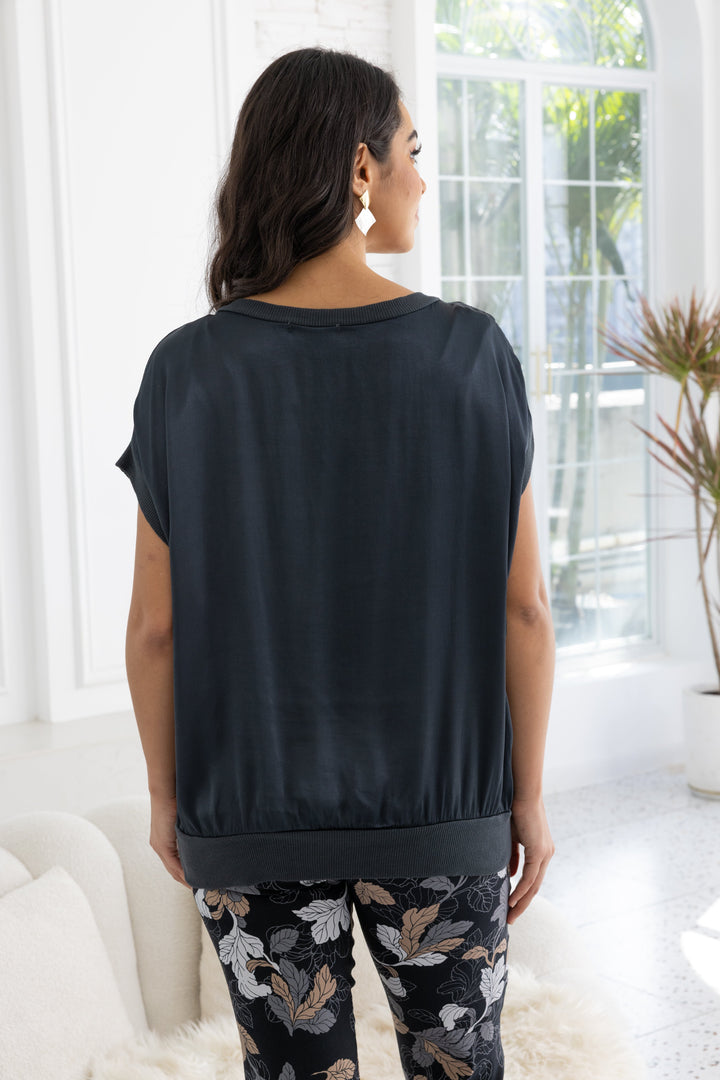 Luminous Satin Top