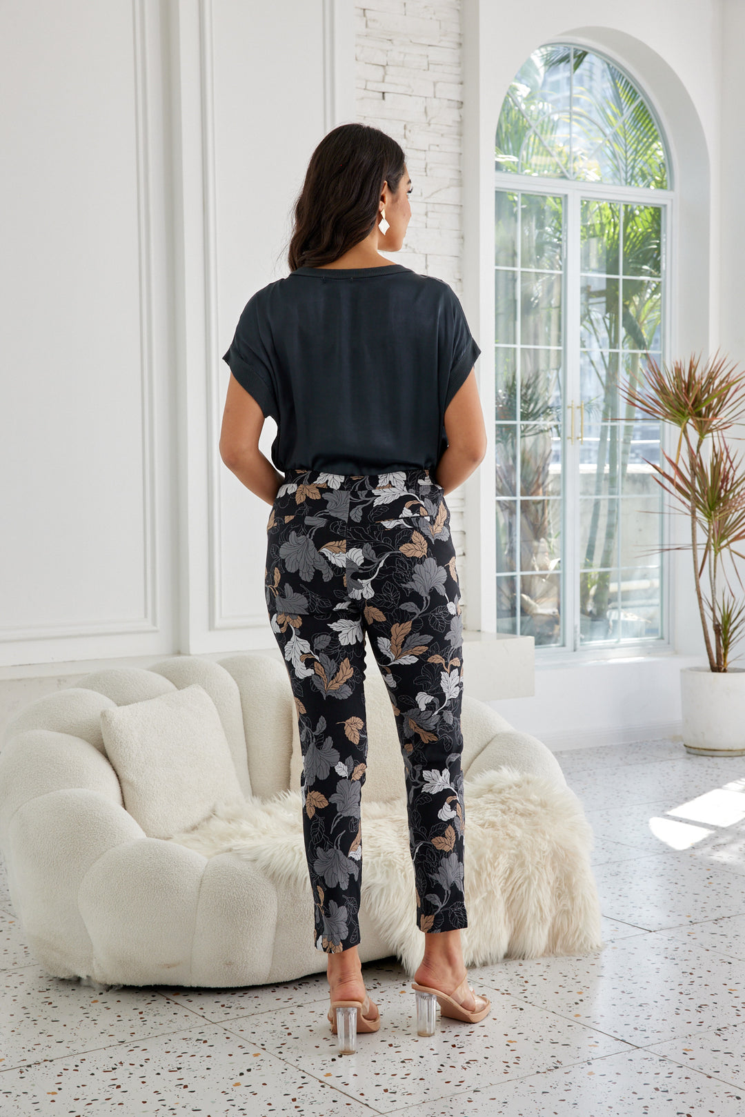 Black Leaf Pants