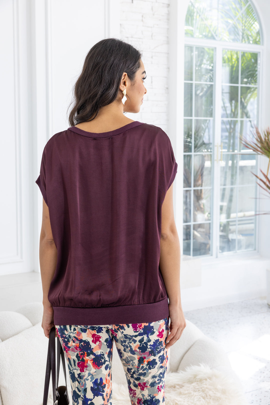 Luminous Satin Top