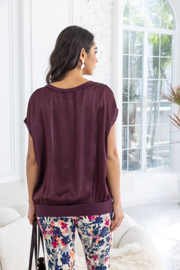 Luminous Satin Top