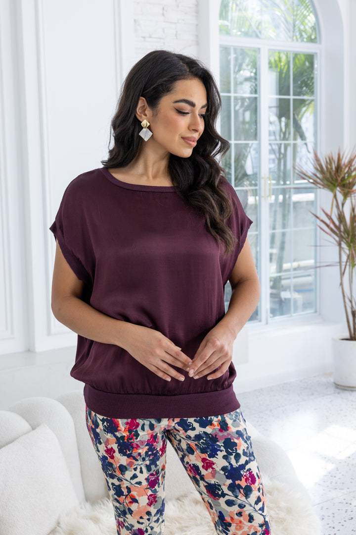 Luminous Satin Top
