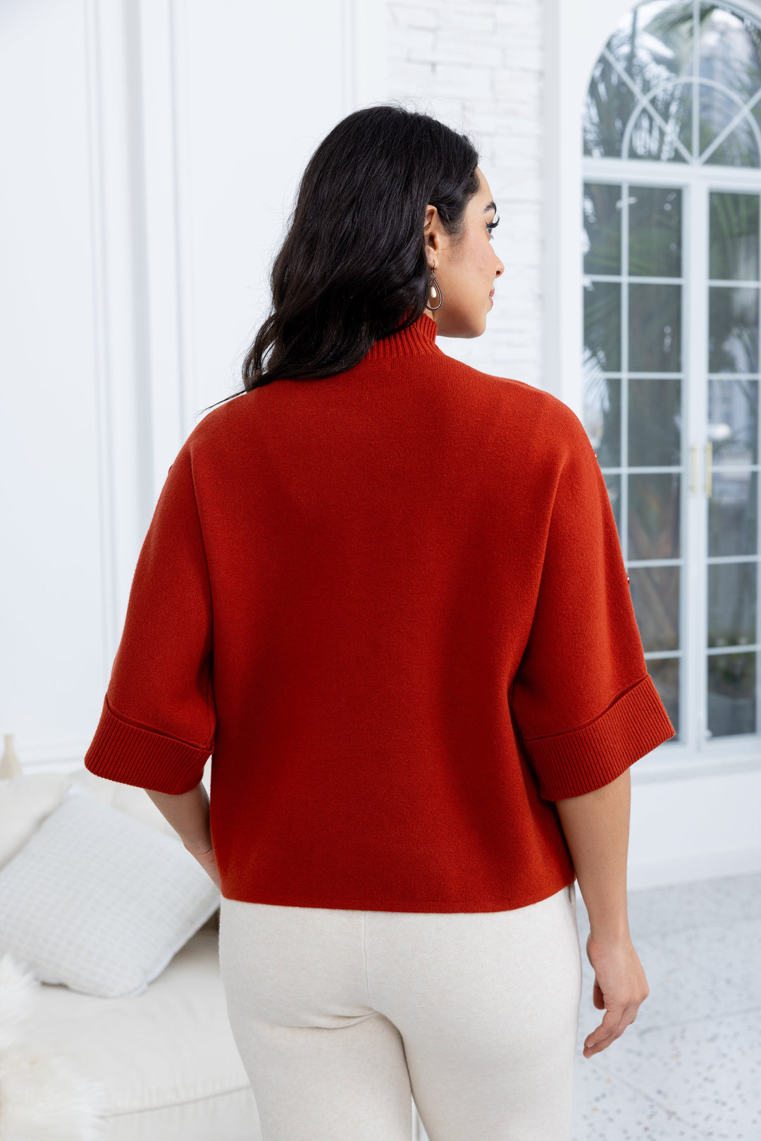 Highland Button-Detail Knit