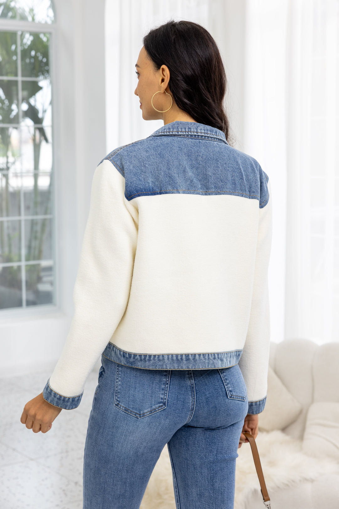 Soft Denim Hybrid Jacket