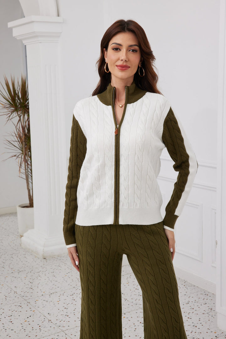 Alpine Contrast Zip Jacket