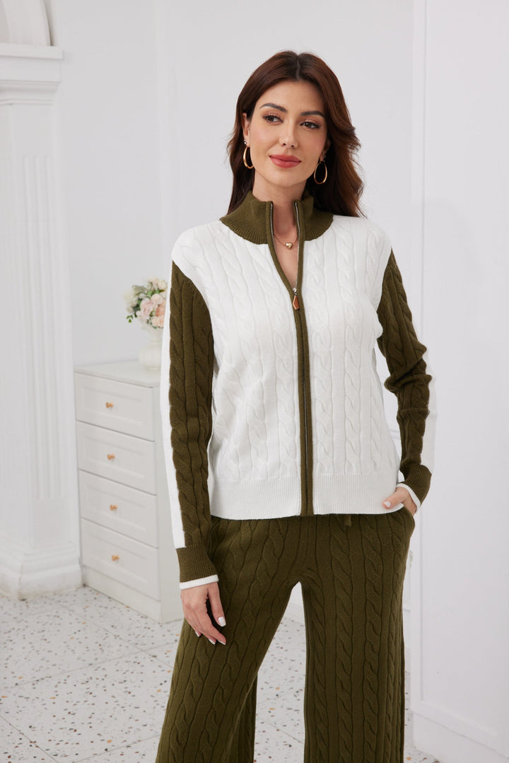 Alpine Contrast Zip Jacket