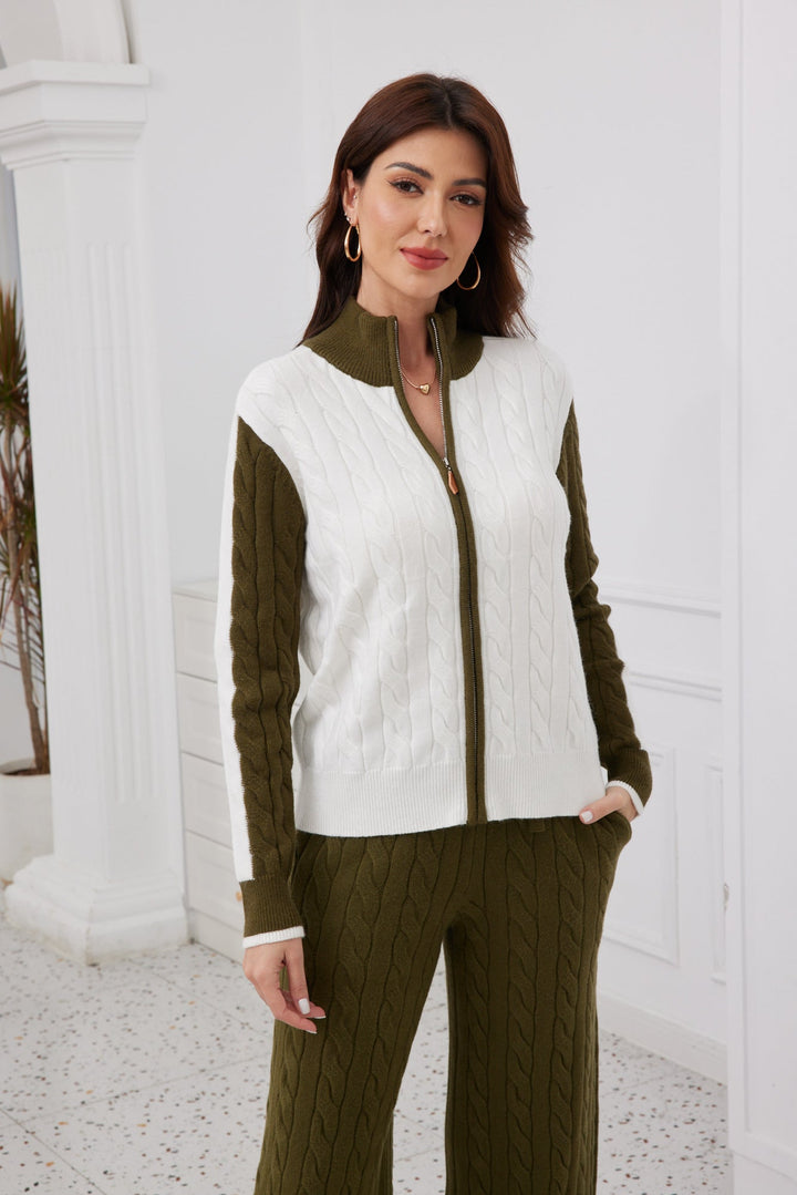 Alpine Contrast Zip Jacket