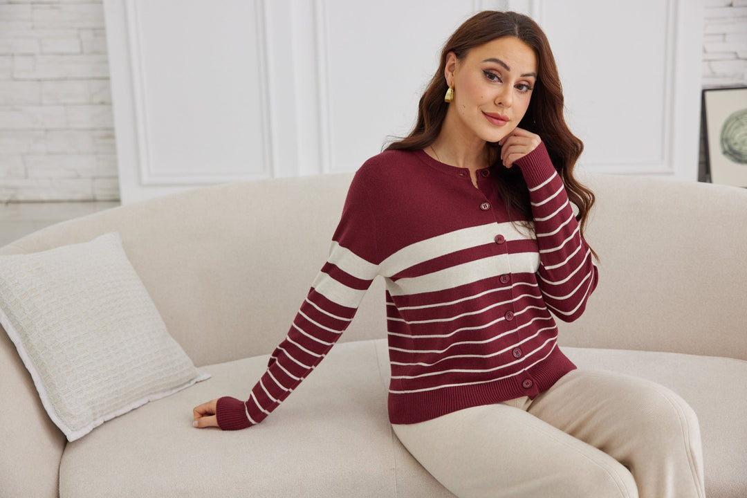 Striped Luxe Cardigan