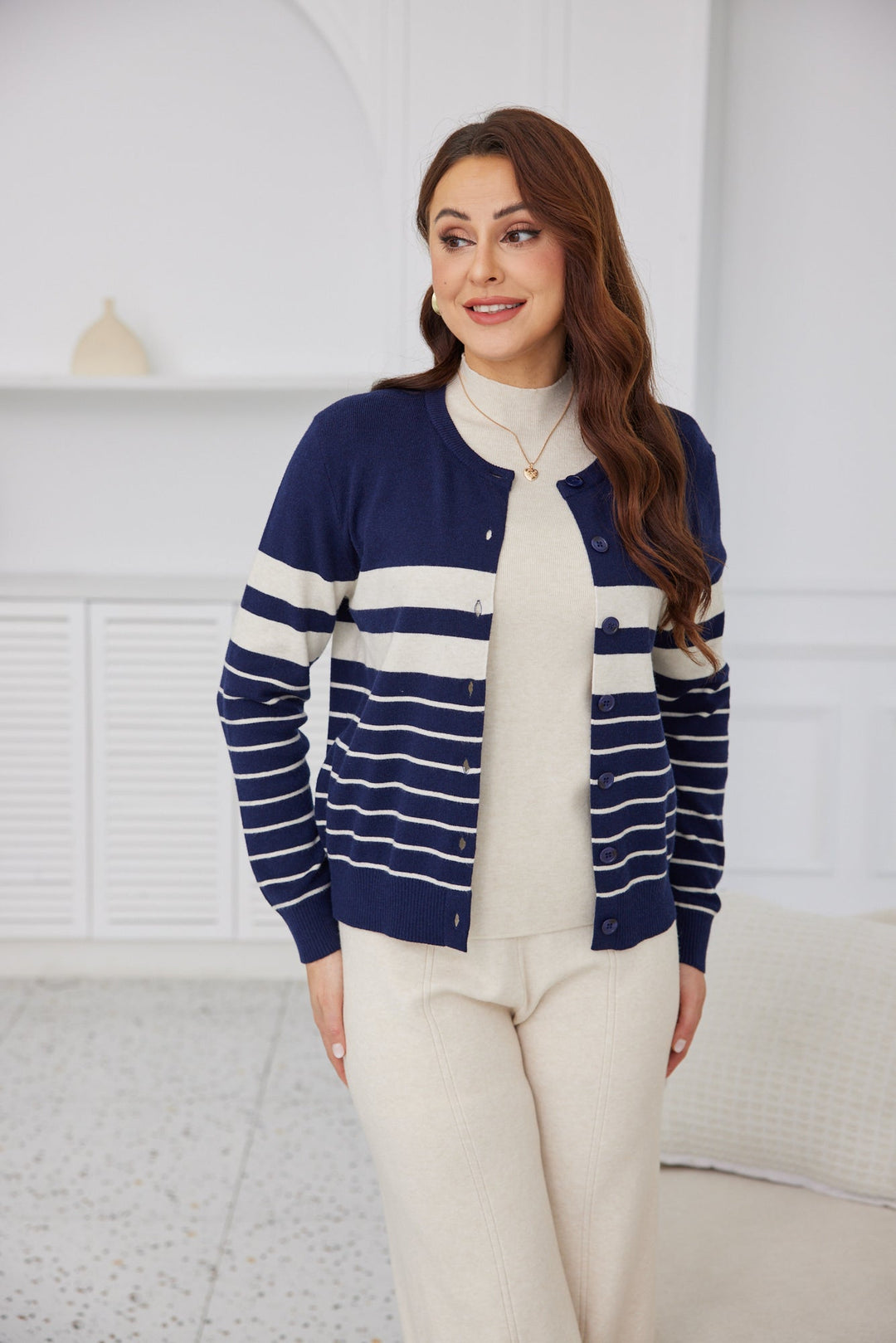 Striped Luxe Cardigan