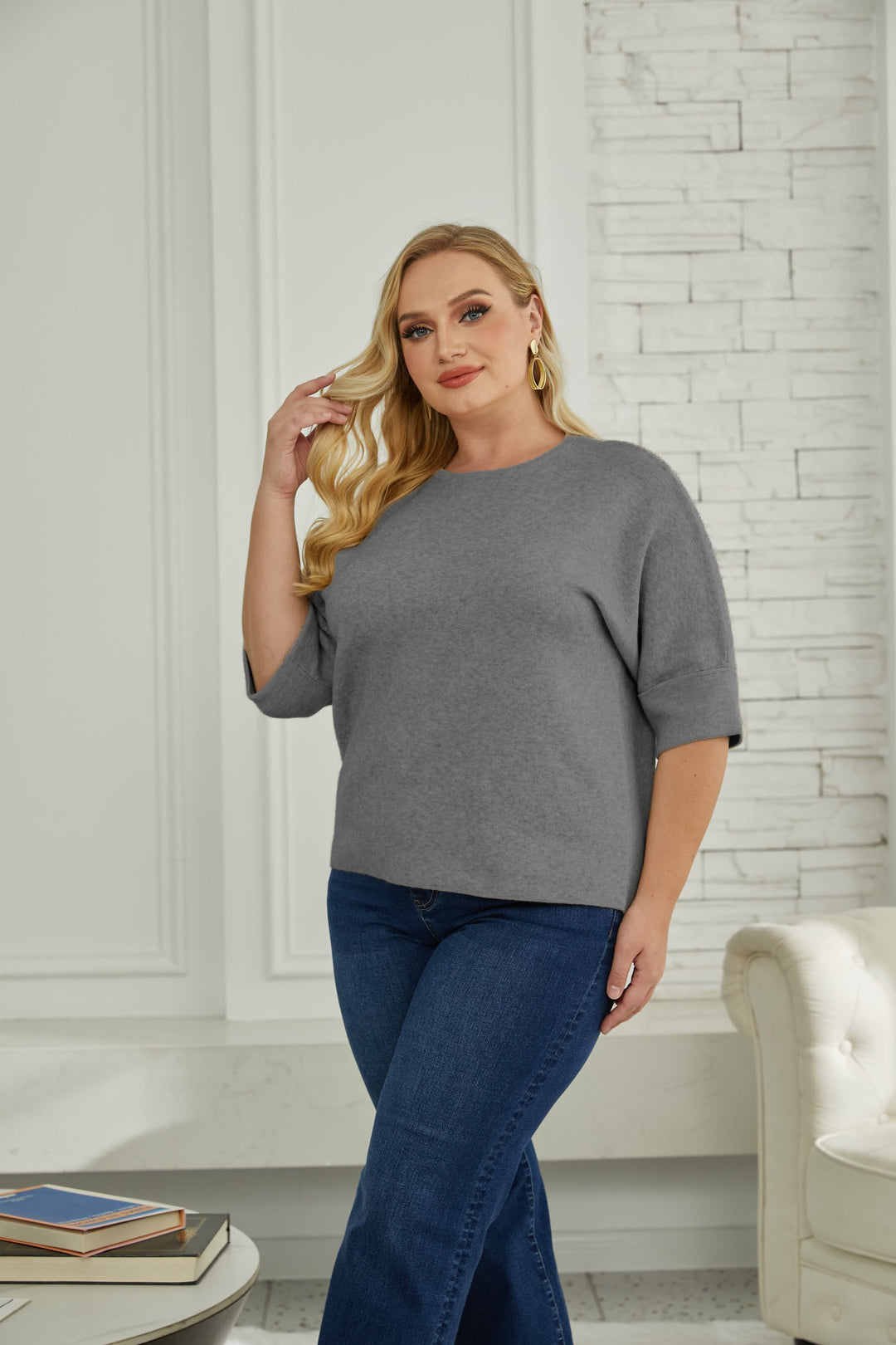 Kiona's Elbow Cuff Sweater