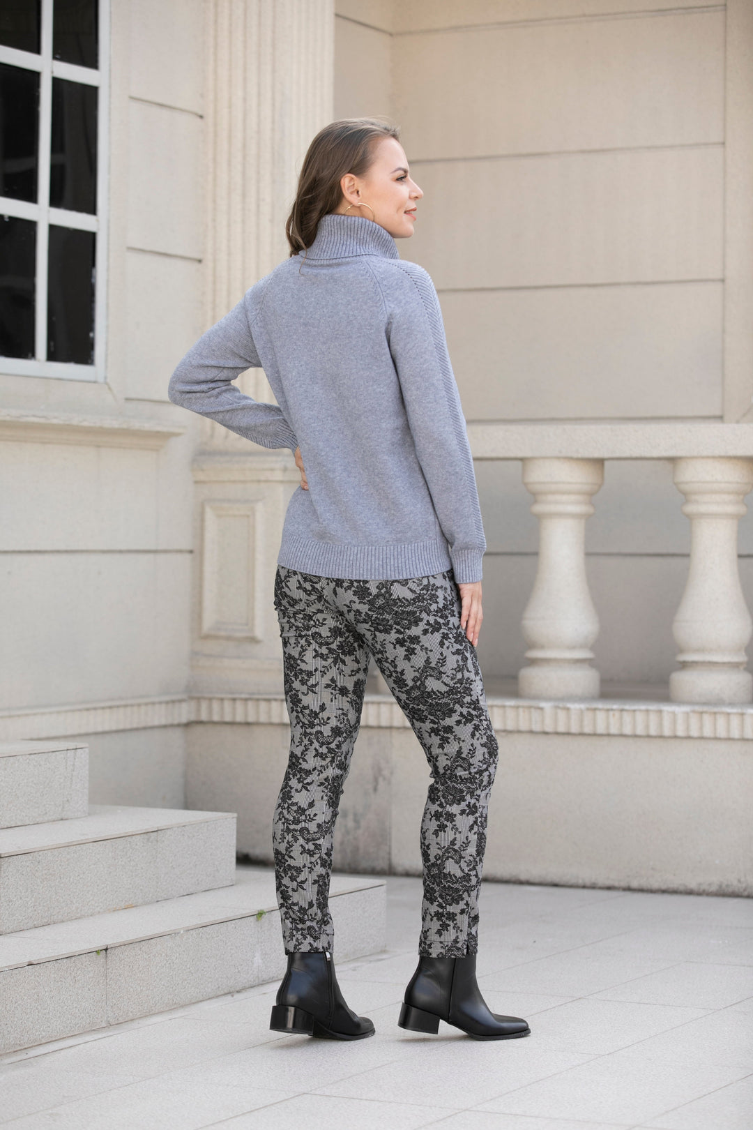 Sleeve Knit Winter Sweater