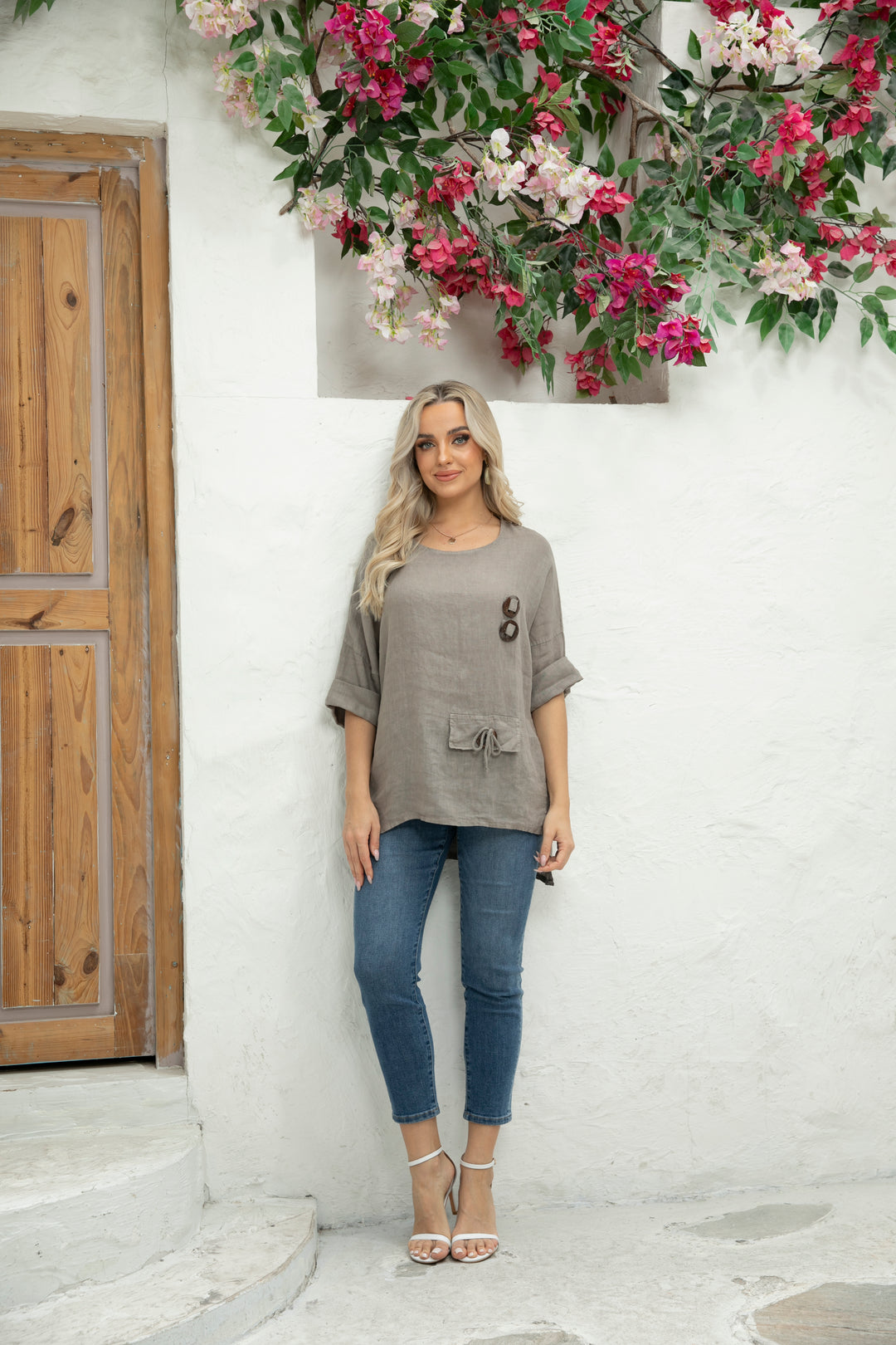Nikki's Bohemian Linen Top