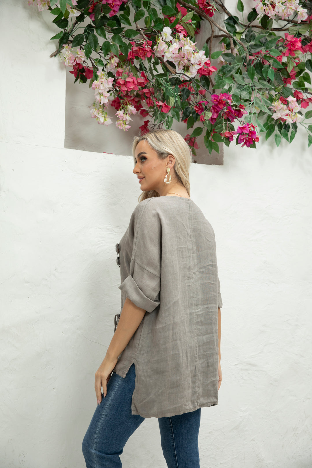 Nikki's Bohemian Linen Top
