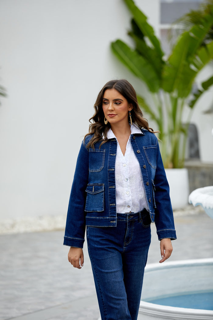 Cargo Denim Jacket