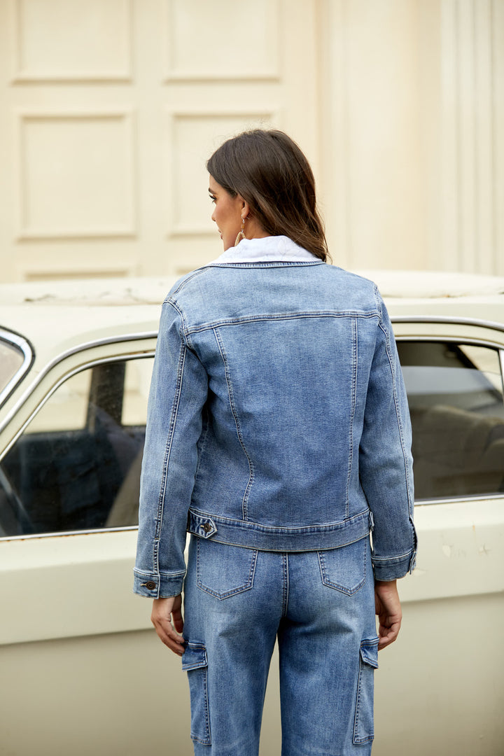 Cargo Denim Jacket