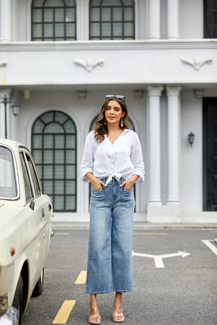 Heart Pocket Bamboo Denim