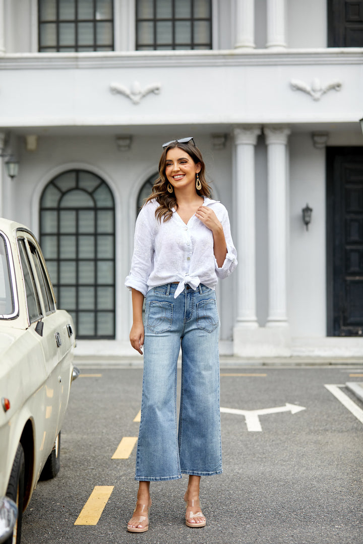 Heart Pocket Bamboo Denim