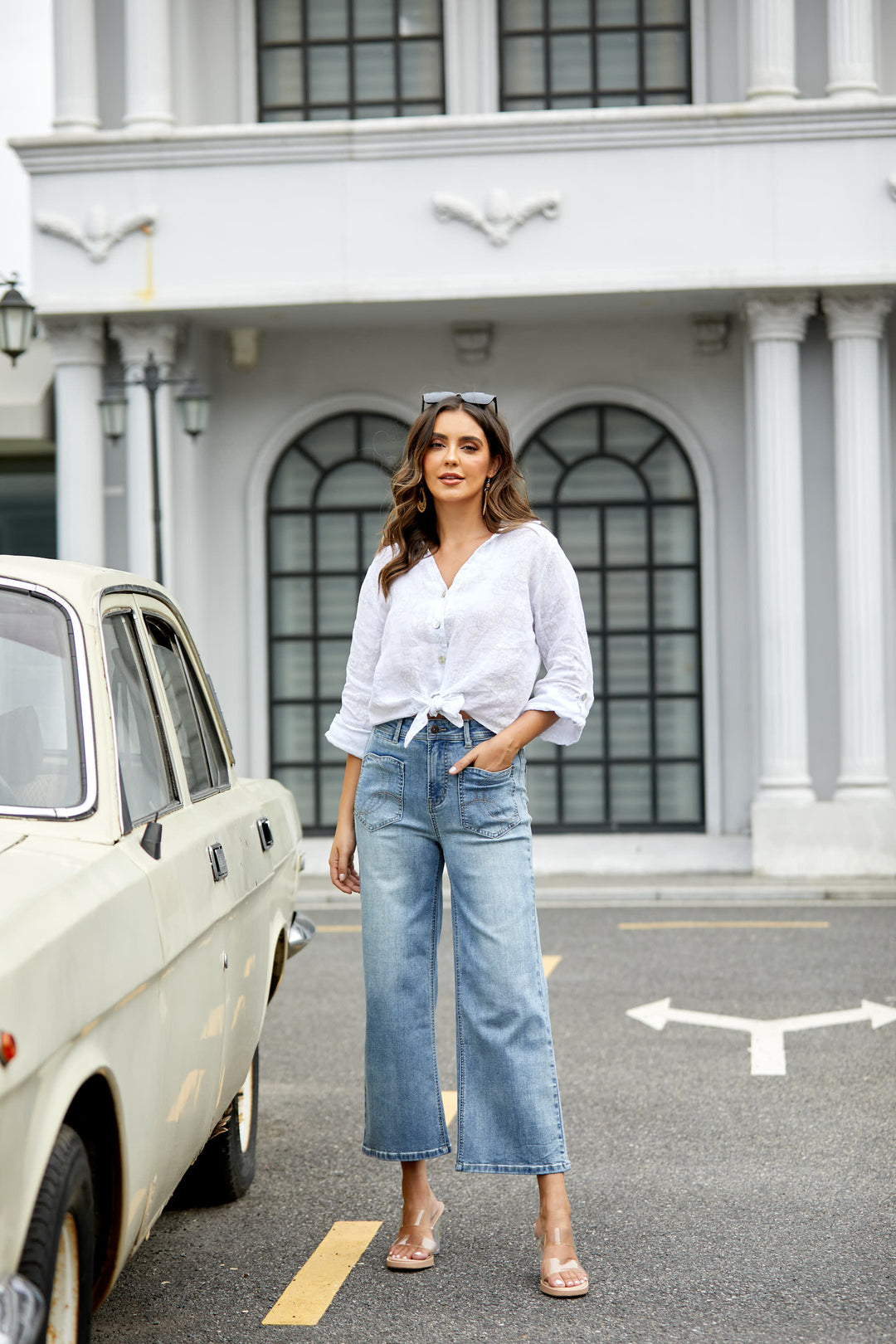 Heart Pocket Bamboo Denim