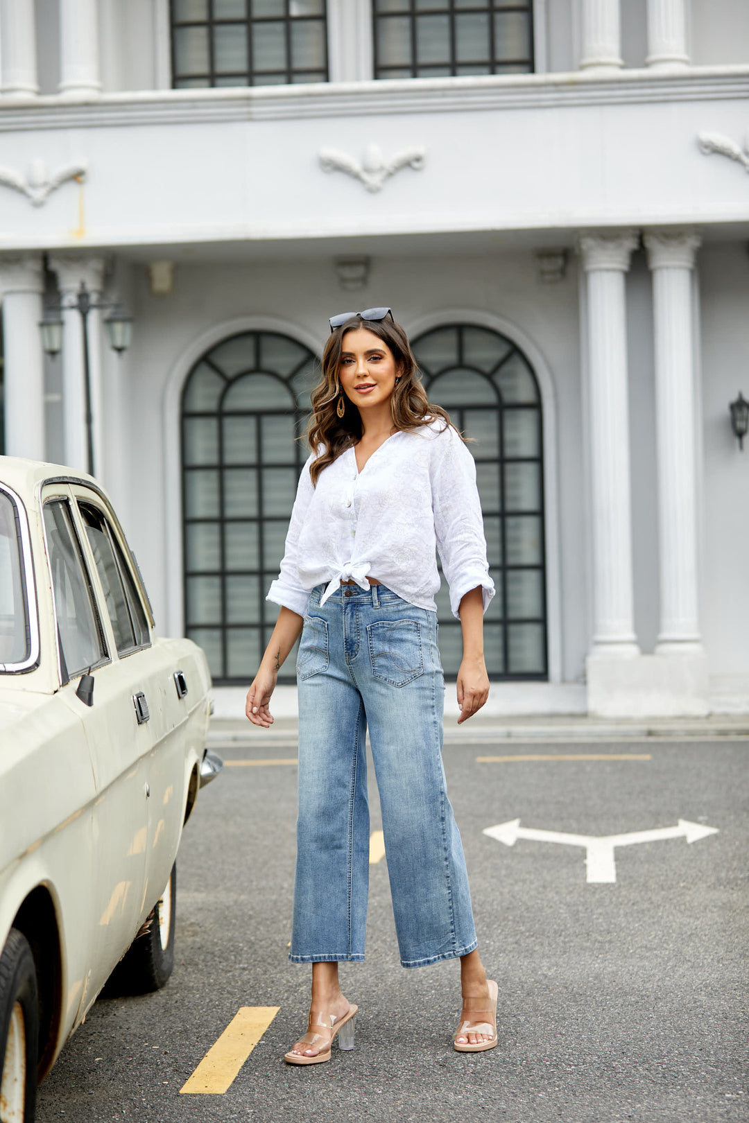 Heart Pocket Bamboo Denim