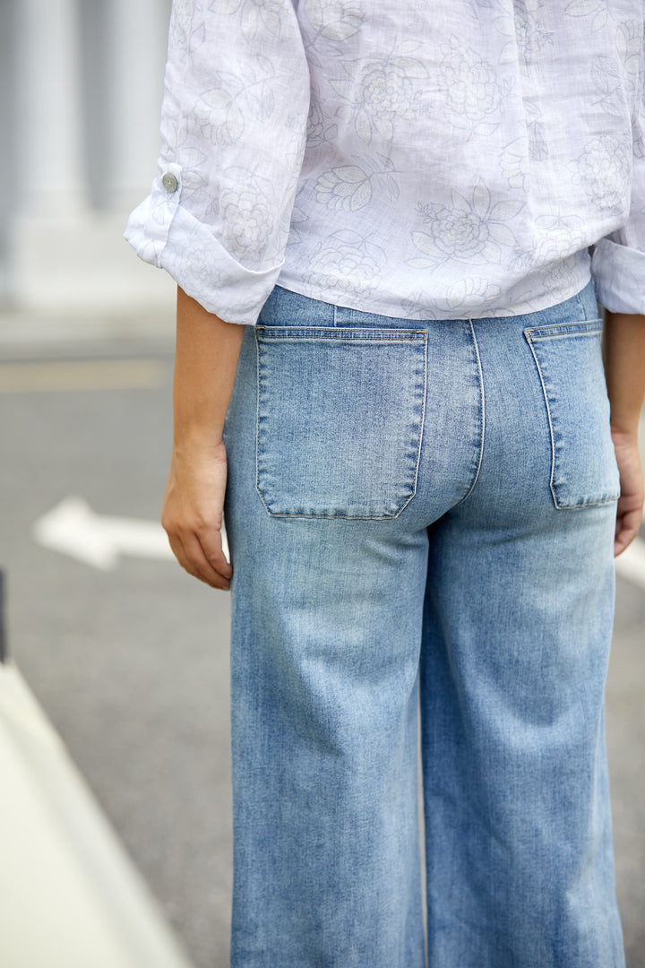 Heart Pocket Bamboo Denim