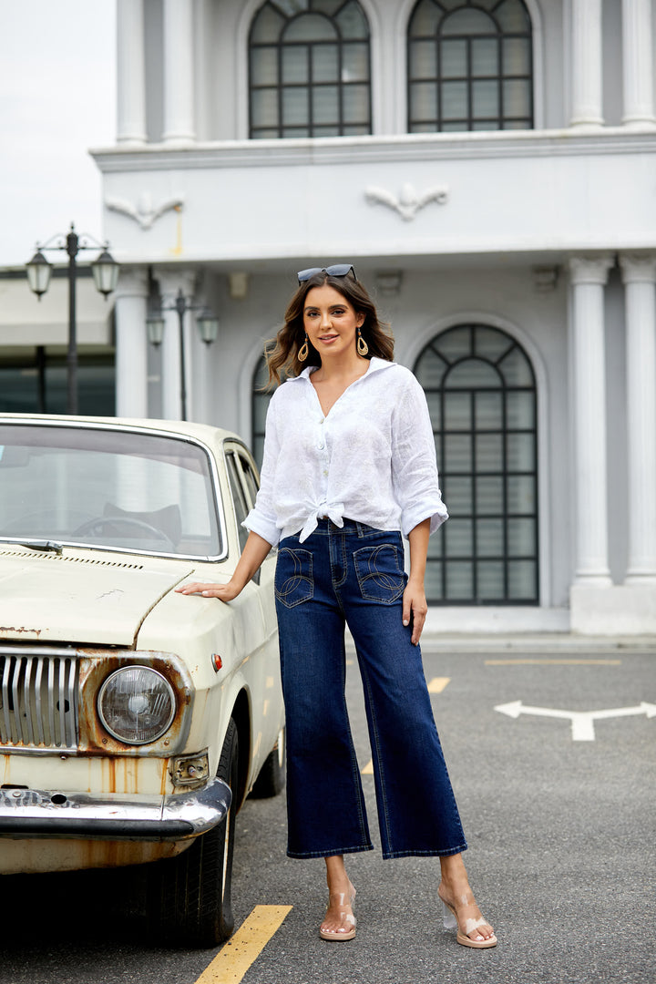 Heart Pocket Bamboo Denim