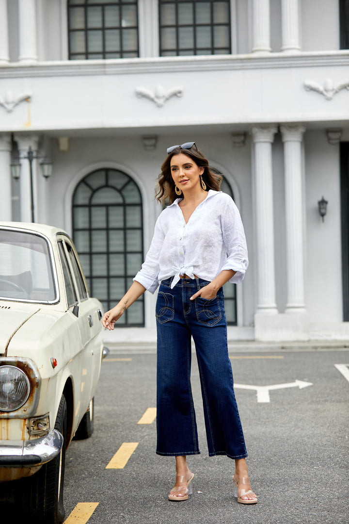 Heart Pocket Bamboo Denim