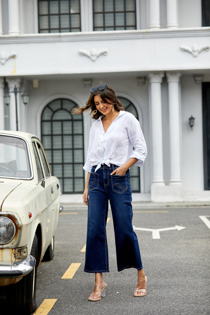 Heart Pocket Bamboo Denim