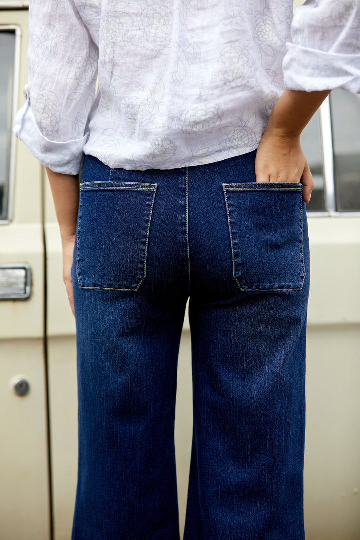 Heart Pocket Bamboo Denim